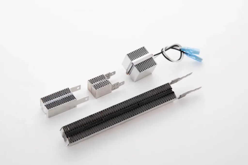 多用な形状の温風ヒーター