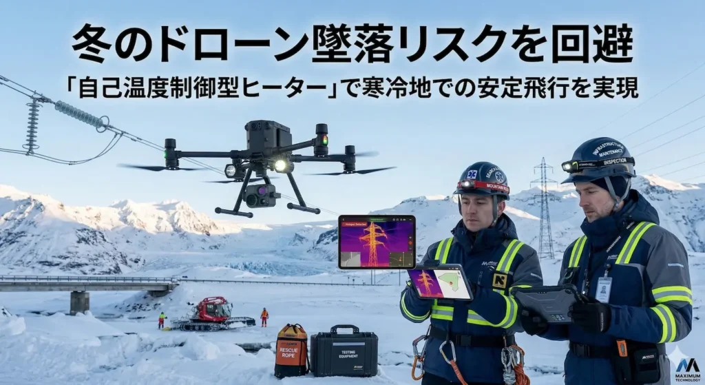 寒冷地でのドローン対策