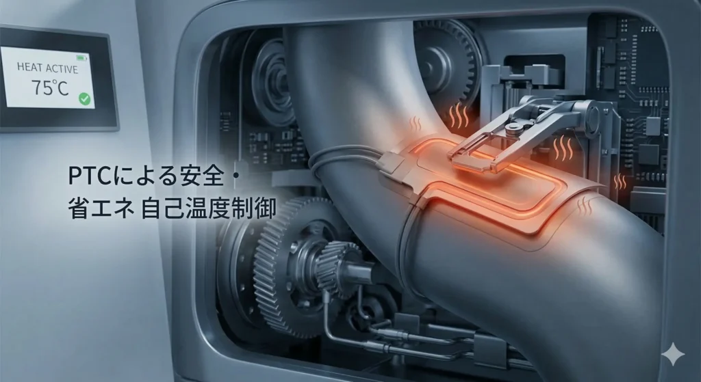 安全に加温可能