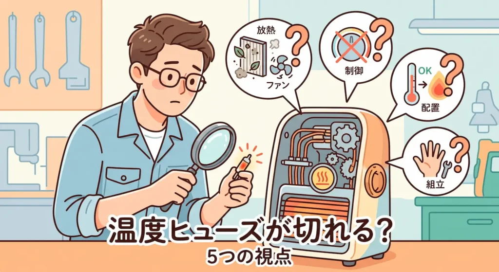 ヒューズが切れる原因