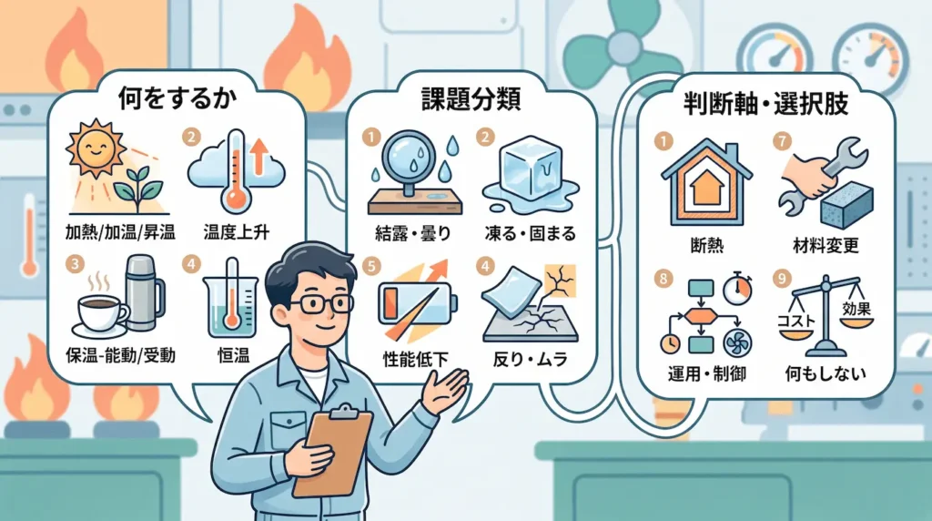 「温める」で解決できる課題、できない課題